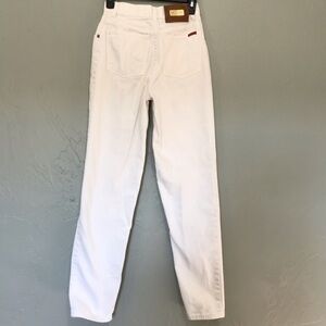 Vintage Lawman Jeans‎ size 7 white high waist 90s button fly 24 waist western